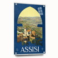 Vintage Travel Poster - Assisi, Italy | Classic Travel Art Print