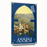 Vintage Travel Poster - Assisi, Italy | Classic Travel Art Print
