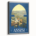 Vintage Travel Poster - Assisi, Italy | Classic Travel Art Print