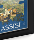 Vintage Travel Poster - Assisi, Italy | Classic Travel Art Print