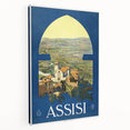 Vintage Travel Poster - Assisi, Italy | Classic Travel Art Print