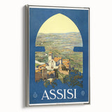 Vintage Travel Poster - Assisi, Italy | Classic Travel Art Print