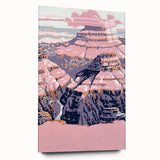 Vintage Travel Poster - Grand Canyon | Retro Desert Art Print