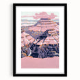 Vintage Travel Poster - Grand Canyon | Retro Desert Art Print