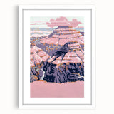 Vintage Travel Poster - Grand Canyon | Retro Desert Art Print