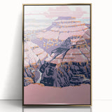Vintage Travel Poster - Grand Canyon | Retro Desert Art Print