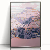 Vintage Travel Poster - Grand Canyon | Retro Desert Art Print