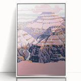 Vintage Travel Poster - Grand Canyon | Retro Desert Art Print