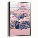 Vintage Travel Poster - Grand Canyon | Retro Desert Art Print
