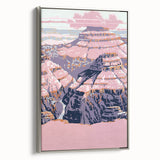 Vintage Travel Poster - Grand Canyon | Retro Desert Art Print