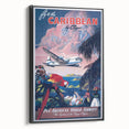 Vintage Travel Poster - Caribbean by Clipper | Retro Island Art