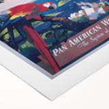 Vintage Travel Poster - Caribbean by Clipper | Retro Island Art