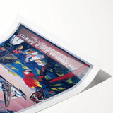 Vintage Travel Poster - Caribbean by Clipper | Retro Island Art