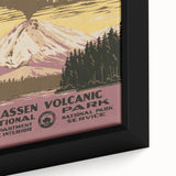 Vintage Travel Poster - Lassen Volcanic Park | Retro Nature Art