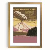 Vintage Travel Poster - Lassen Volcanic Park | Retro Wilderness Art