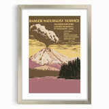 Vintage Travel Poster - Lassen Volcanic Park | Retro Wilderness Art