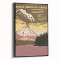 Vintage Travel Poster - Lassen Volcanic Park | Retro Wilderness Art