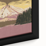 Vintage Travel Poster - Lassen Volcanic Park | Retro Wilderness Art