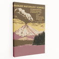 Vintage Travel Poster - Lassen Volcanic Park | Retro Wilderness Art