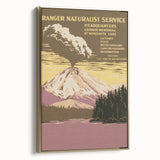 Vintage Travel Poster - Lassen Volcanic Park | Retro Wilderness Art