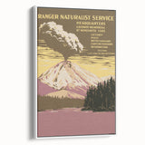 Vintage Travel Poster - Lassen Volcanic Park | Retro Wilderness Art