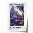 Vintage Travel Poster - South Sea Isles | Retro Island Art Print