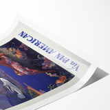 Vintage Travel Poster - South Sea Isles | Retro Island Art Print