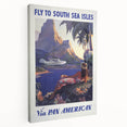 Vintage Travel Poster - South Sea Isles | Retro Island Art Print