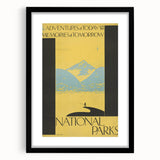 Vintage Travel Poster - National Parks | Retro Wilderness Art Print
