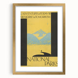 Vintage Travel Poster - National Parks | Retro Wilderness Art Print