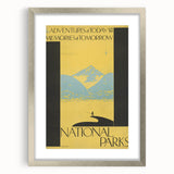 Vintage Travel Poster - National Parks | Retro Wilderness Art Print
