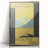 Vintage Travel Poster - National Parks | Retro Wilderness Art Print