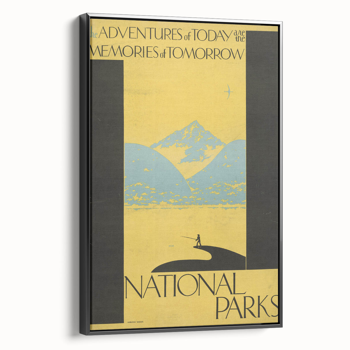 Vintage Travel Poster - National Parks | Retro Wilderness Art Print