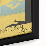 Vintage Travel Poster - National Parks | Retro Wilderness Art Print