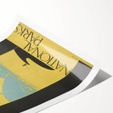 Vintage Travel Poster - National Parks | Retro Wilderness Art Print