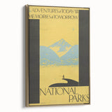 Vintage Travel Poster - National Parks | Retro Wilderness Art Print