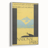 Vintage Travel Poster - National Parks | Retro Wilderness Art Print