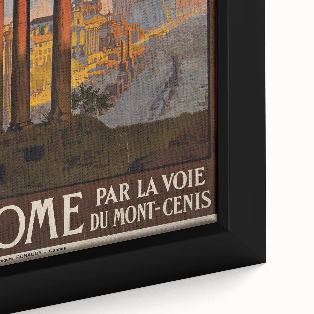 Vintage Travel Poster - Rome, Italy | Retro Architecture Art Print