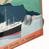 Vintage New Zealand Travel Poster | Classic Retro Tourism Art