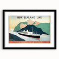 Vintage New Zealand Travel Poster | Classic Retro Tourism Art