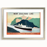 Vintage New Zealand Travel Poster | Classic Retro Tourism Art