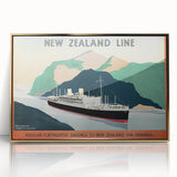 Vintage New Zealand Travel Poster | Classic Retro Tourism Art