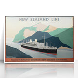 Vintage New Zealand Travel Poster | Classic Retro Tourism Art