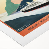 Vintage New Zealand Travel Poster | Classic Retro Tourism Art