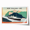 Vintage New Zealand Travel Poster | Classic Retro Tourism Art