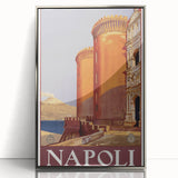 Vintage Travel Poster - Napoli, Italy | Retro Architecture Art Print