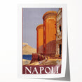 Vintage Travel Poster - Napoli, Italy | Retro Architecture Art Print