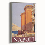Vintage Travel Poster - Napoli, Italy | Retro Architecture Art Print