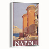 Vintage Travel Poster - Napoli, Italy | Retro Architecture Art Print