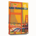 Vintage Travel Poster - San Francisco | Retro Cityscape Art Print
